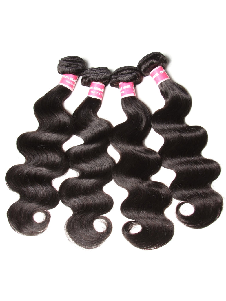 Sunber Hair New Remy Hair Malaysian Body Wave Bundles 4pcs/lot-100% Unprocessed Human Hair