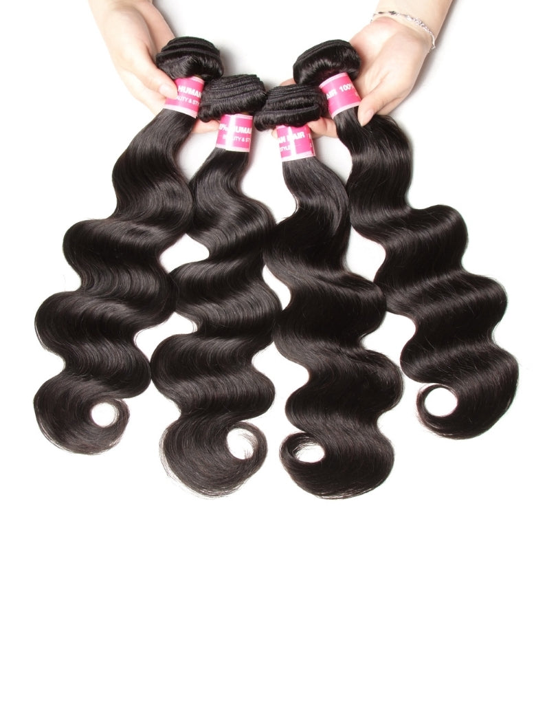 Sunber Hair New Remy Hair Malaysian Body Wave Bundles 4pcs/lot-100% Unprocessed Human Hair