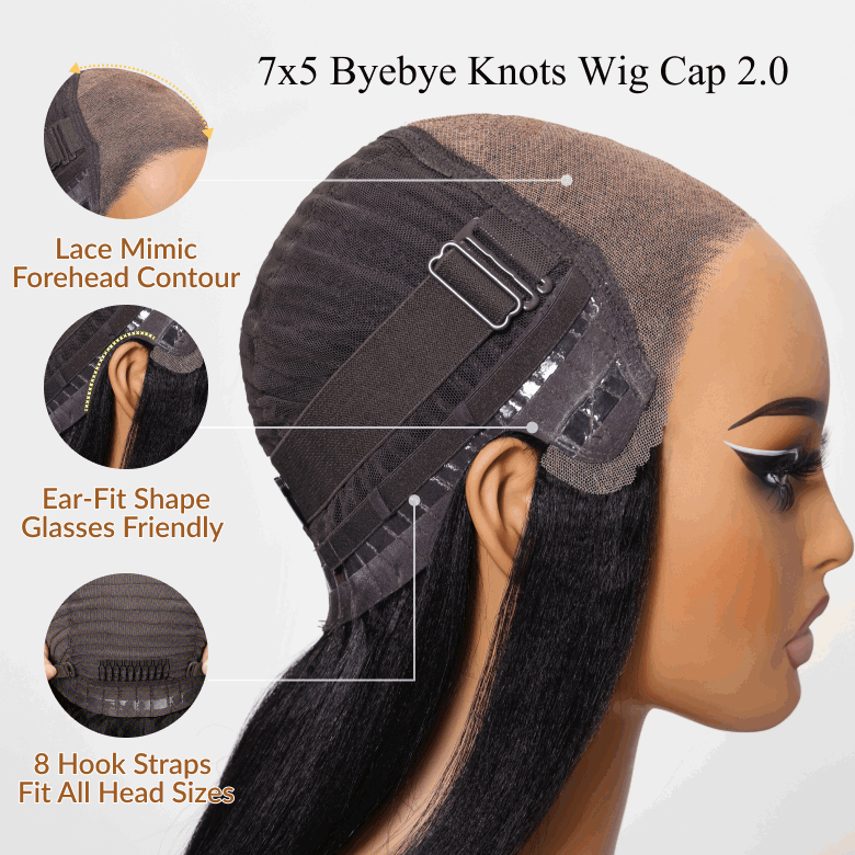 7x5 bye bye knots wig gif