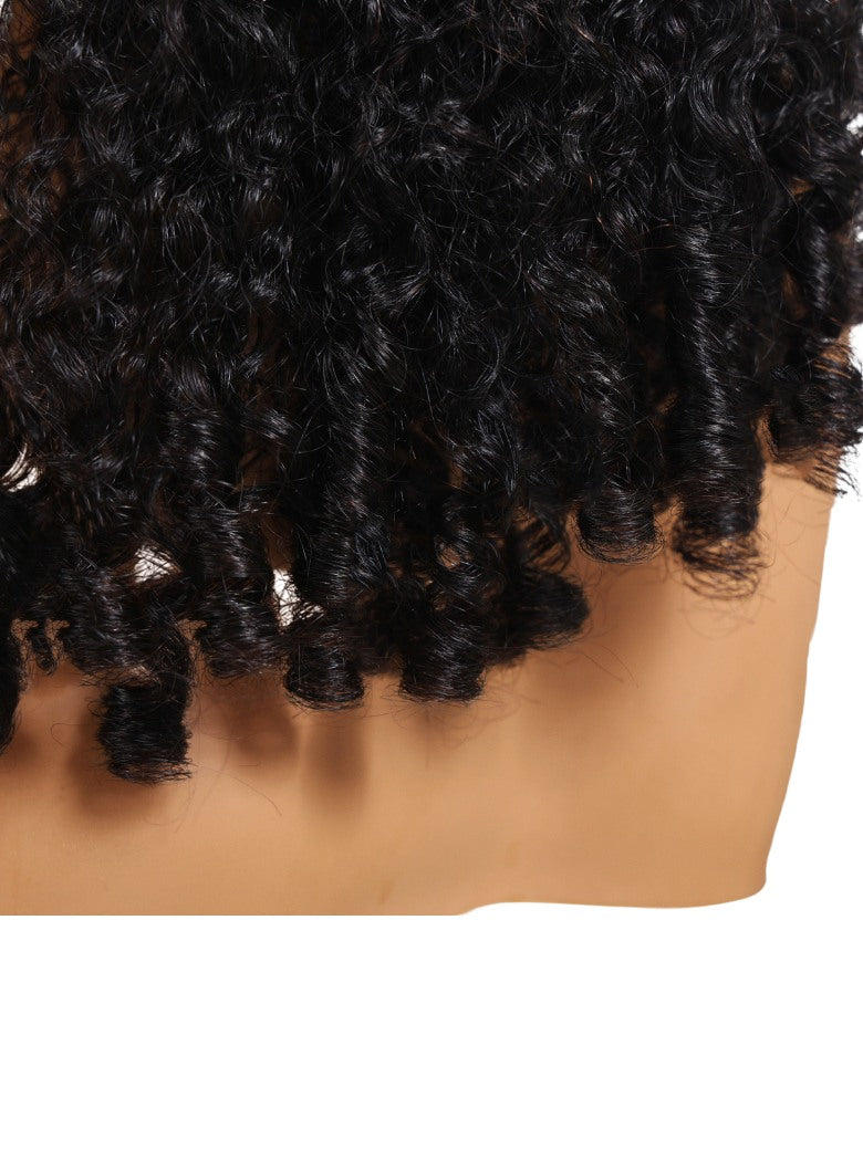 $100 OFF| Sunber Pre-Styled Finger Coils Glueless Spiral Curls Water Curly 7x5 Put On and Go Human Hair Wig