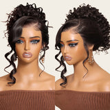 Flash Sale Sunber Wet And Wavy 7*5 Bye Bye Knots Pre-Cut Lace Wig Water Wave 13 By 4 Pre-Everything Frontal Wigs