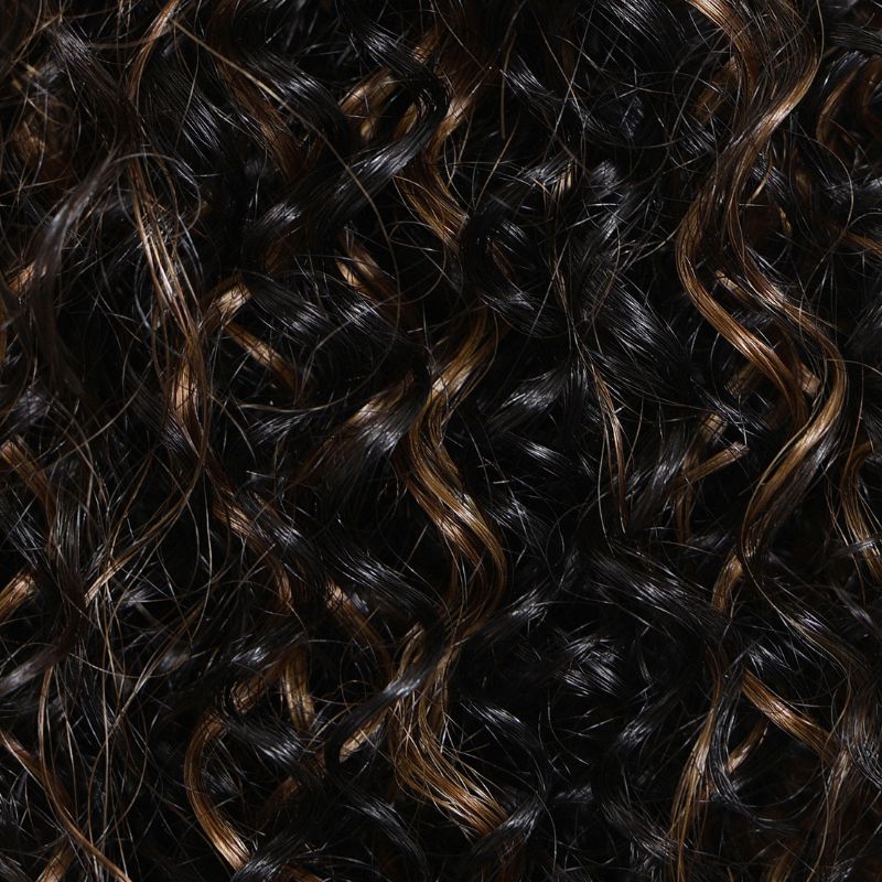 Sunber Golden Brown Highlights 7x5 Bye Bye Knots Jerry Curly Lace Wig With Pre Bleached