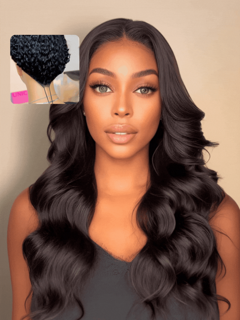 Sunber Affordable 7x5/13x4 Bye Bye Knots Body Wave HD Pre-cut Lace Wig With Invisi Drawstring Flash Sale
