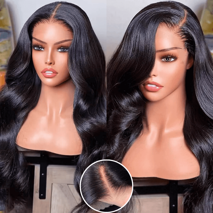 Extra 70% OFF | Sunber Deep Parting 13x4/ 7×5 Bye Bye Knots Pre-Cut Lace Body Wave Wig Human Hair