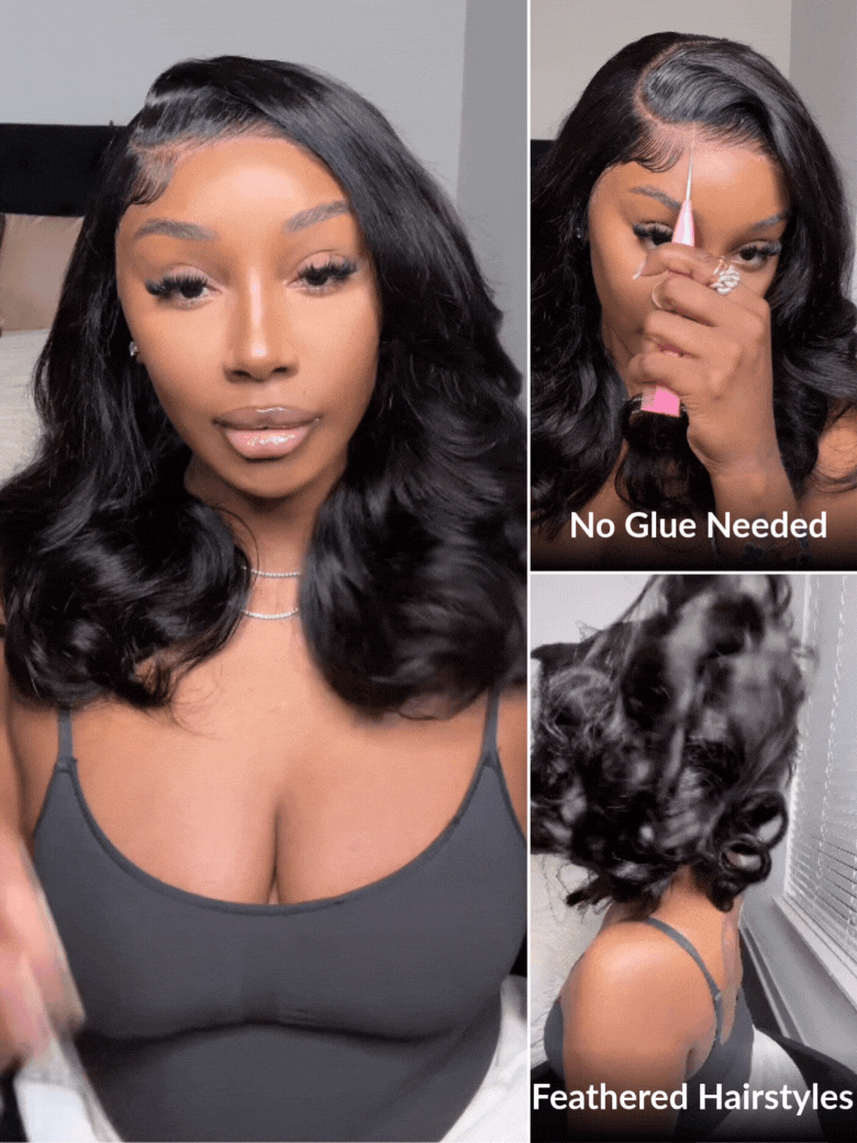 13x4 Lace Frontal Pre Everything Wig With Layered Cut – Sunber