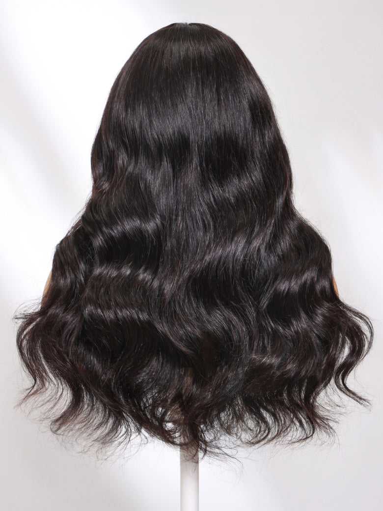 Sunber 180% Density 13x4 Pre-Everything Loose Wave Glueless Lace Frontal Wig –Feathered Style and Elastic Drawstring Flash Sale