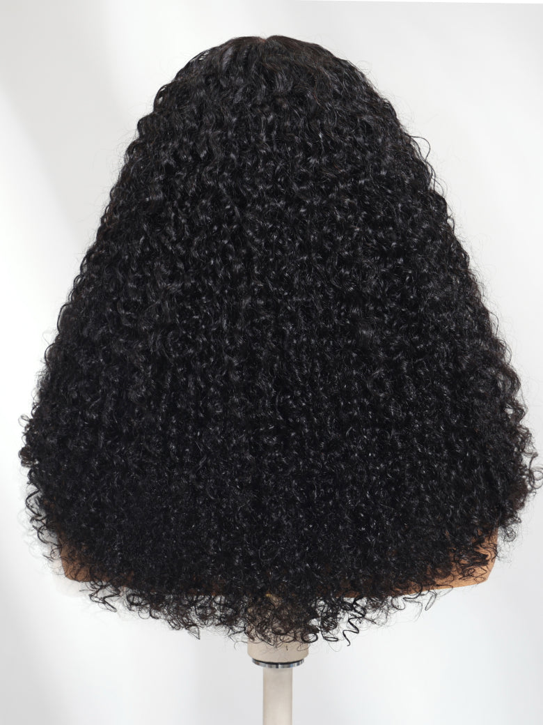 $100 OFF| Sunber Pre-Styled Finger Coils Glueless Spiral Curls Water Curly 7x5 Put On and Go Human Hair Wig
