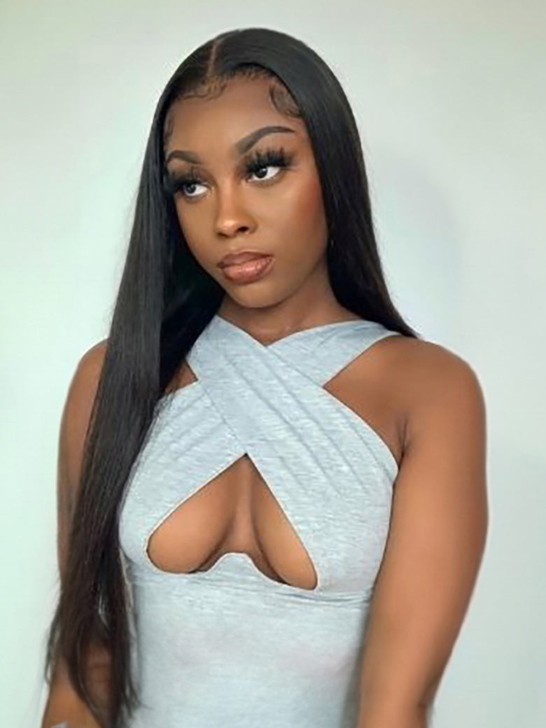 Sunber Hair Thick Peruvian Straight 1/3 Bundles Hair Weave With Remy Human Hair Extensions