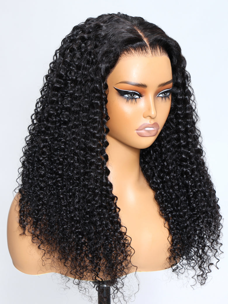Extra 70% OFF | Sunber Curly 7×5 Bye Bye Knots Pre-Cut Lace Wigs Lace Closure Pre-Plucked Hairline Human Hair