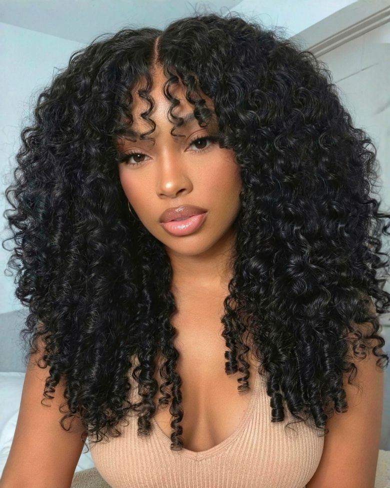 Sunber Pre-Styled Finger Coils Wig 7x5 Bye Bye Knots Glueless Spiral Curls Water Curly Hair Twist Out At The End Put On and Go Human Hair Wigs
