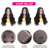 【22inch=$99】Sunber Body Wave U Part Wig Human Hair Natural Color For Women Flash Sale