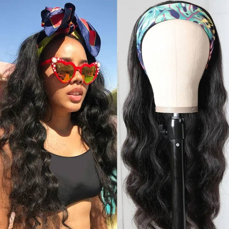 Sunber Amber Ansah Recommend Zero Skill Body Wave Headband Wigs Easy To Wear Glueless Human Hair Wigs