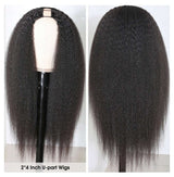 Full And Thick Kinky Straight U Part Wig 