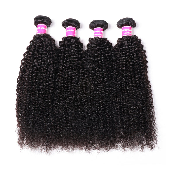 Sunber Hair 4 Bundles Brazilian Kinky Curly Hair Bundles ,Double Weft  Hair Wave On Sale 100% Human Hair