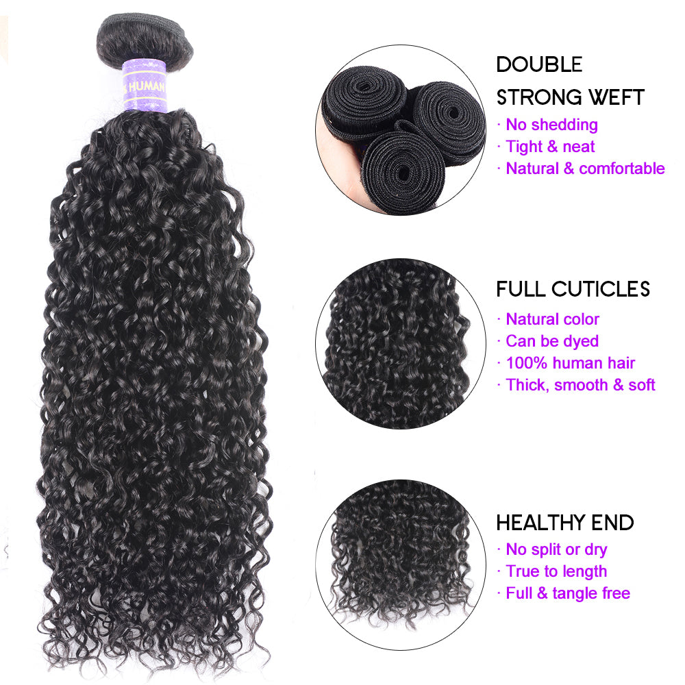 Flash Sale Sunber Hair Peruvian Curly Hair Bundles 3 Bundles Unprocessed Peruvian Remy Human Hair
