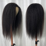 Sunber Kinky Straight No Glue No Leave Out Half Wigs With Easy Install Human Hair Wigs