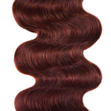 Sunber Reddish Brown Body Wave 1 Bundle 100% Remy Human Hair Bundle