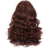 Sunber Body Wave 13x4 Pre Everything Lace Front Wig Reddish Brown Human Hair Wavy Lace Wig