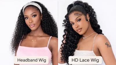 Headband Wigs VS HD Lace Wigs
