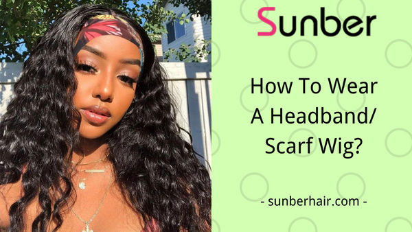 how to wear a headband scarf wig