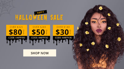 sunber hair halloween big sale