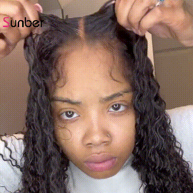 $100 Off Sunber 5x5 HD Lace Closure Wigs Jerry Curly Glueless Wigs Invisible Human Hair 180% Density