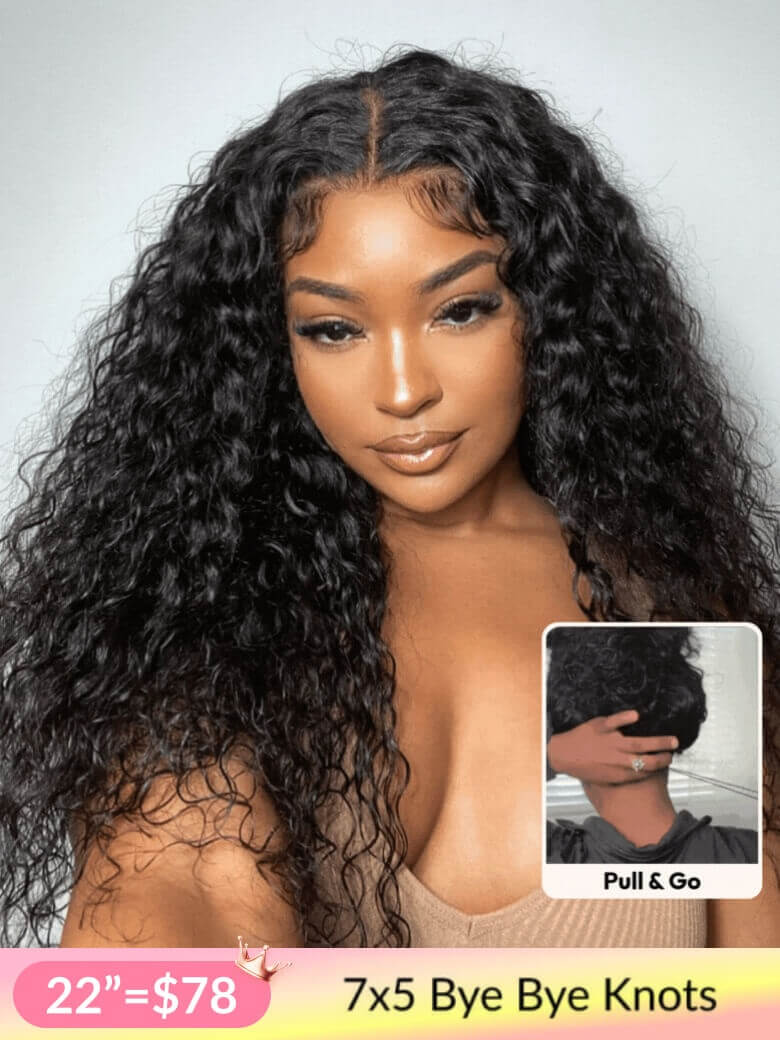 [22”= $78]13x4 Pre Everything Water Wave Put On And Go Lace Frontal Wig Vip Member President&