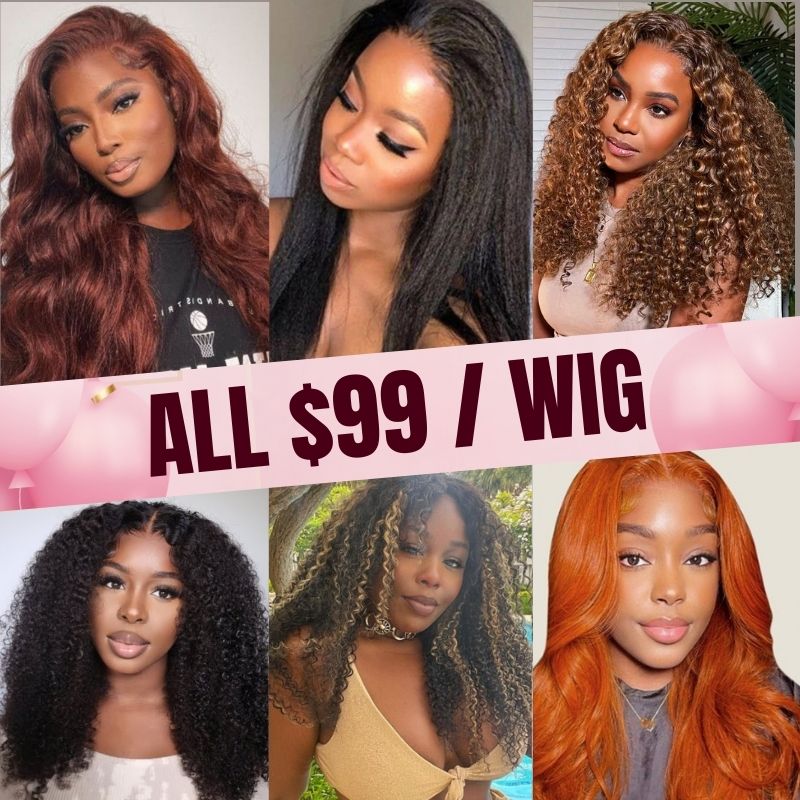 All $99 |18 Inches to 24 Inches | 6 Styles Available | Flash Sale No Code Needed
