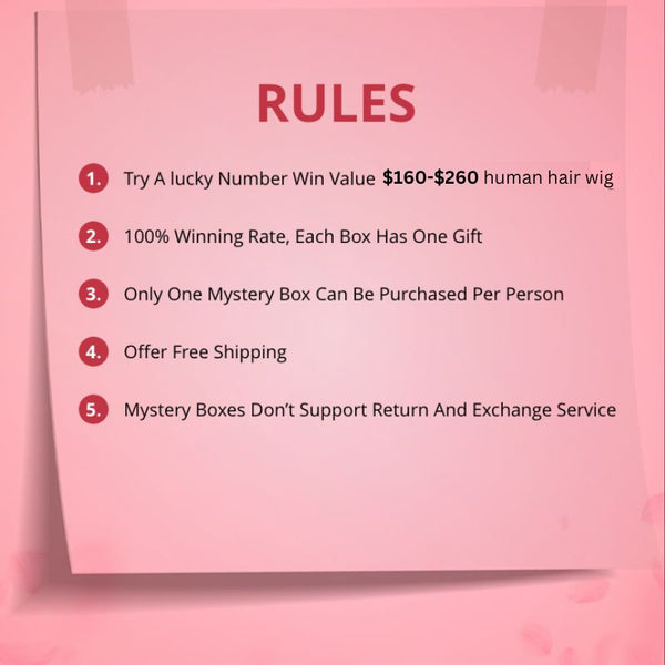 Sunber Mystery Box Win Value $260 Bye Bye Knots Lace Wig And Surprise Gifts Flash Sale
