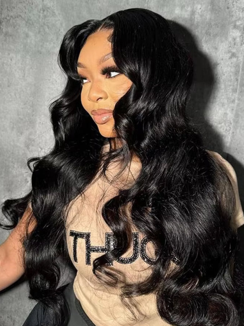 Sunber Hair Brazilian Body Wave Remy Human Hair 4 Bundles With 4*4 Lace Closure 100% Human Hair Extensions