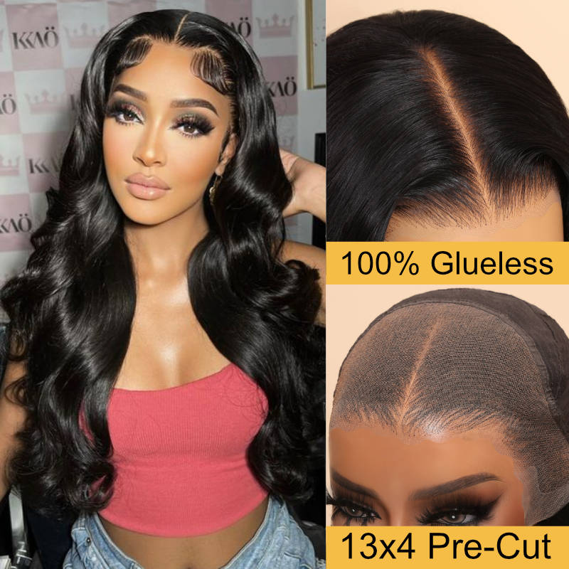 Sunber 6x4.75/ 7x5 Pre-Cut Lace Wear & Go Wigs Body Wave Pre-Plucked Hairline Beginner Friendly