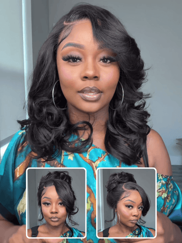[20''=$115]Sunber 13x4 Pre-Everything 180% Density Loose Wave Glueless Lace Frontal Wig –Feathered Style and Elastic Drawstring Flash Sale
