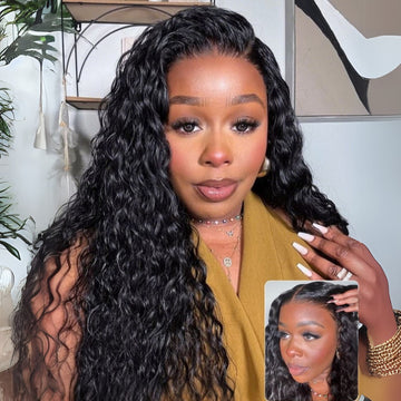 Extra 70% OFF | Sunber Water Wave 7x5 Glueless Pre Cut Lace Grab And Go Human Hair Wig