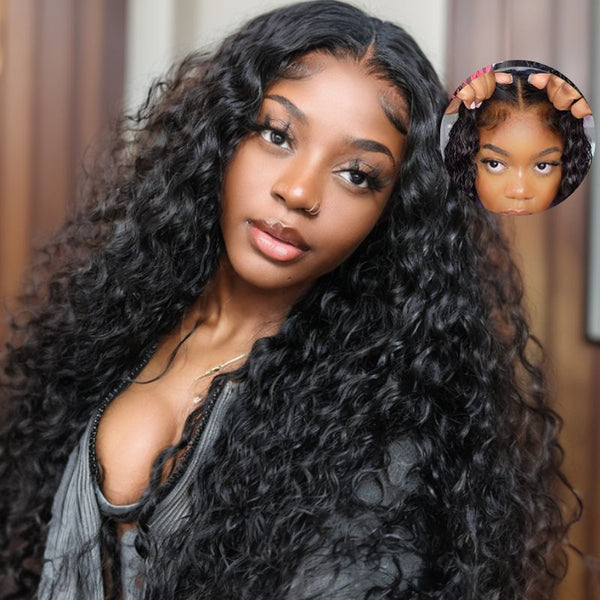 Extra 70% OFF | Sunber Wet And Wavy Curly Hair Lace Wig Real Human Hair Lace Frontal Wig