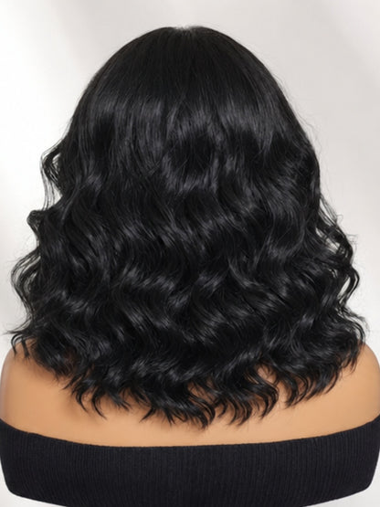 Sunber 13x4 Pre Everything Body Wave Shoulder Length Wavy Bob Wig With Face-Framing Layers