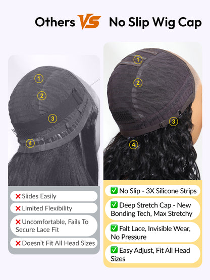 $100 OFF| Sunber Yaki Straight Glueless 7x5 Bye Bye Knots Pre-cut Closure Wig With Bleach Knots