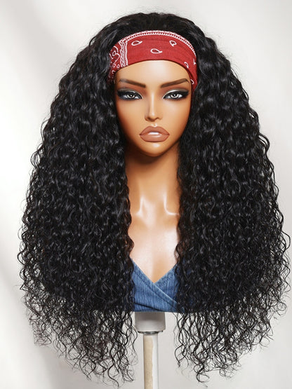 Sunber 2-IN-1 Switch™ Headband Water Wave Glueless Wig With Beginner Friendly Flash Sale