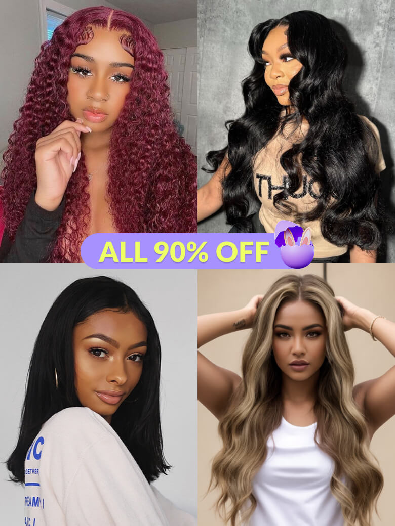 ALL 90% OFF| 7x5 Bye Bye Knots Pre-cut Lace Glueless Wig Clearance Price For Vip Member Flash Sale