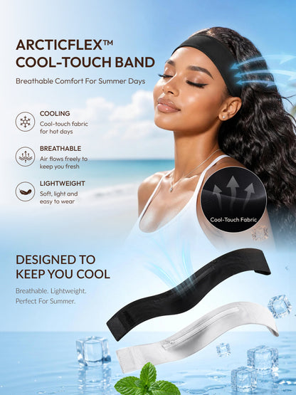 Sunber 2-IN-1 Switch™ Headband Water Wave Glueless Wig With Beginner Friendly Flash Sale