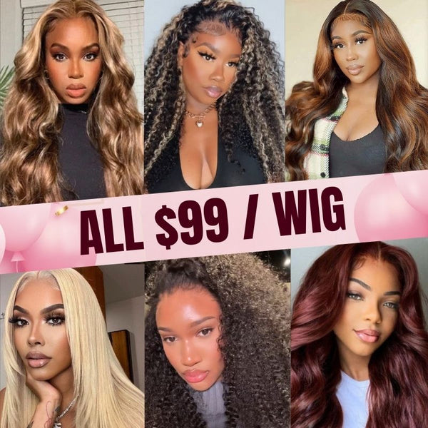 All $99 |16 Inches to 22 Inches | 6 Styles Available | Flash Sale No Code Needed