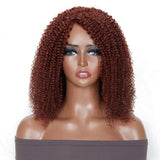 BOGO Sunber Reddish Brown  Curly Short Bob Wigs 13x4 Pre Everything Glueless Human Hair Wigs Sale