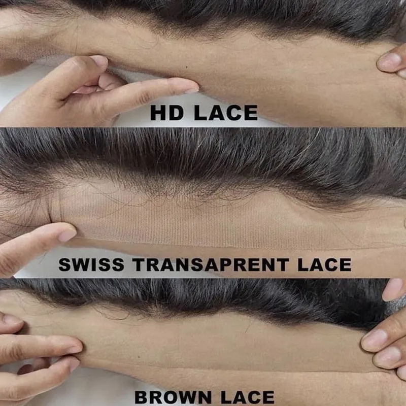 HD lace real transparent invisible lace wigs