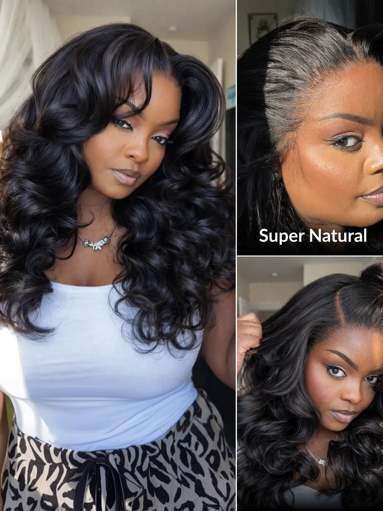 [From $59] 5x5 Invisible HD Lace Bye Bye Knots 180% Density Body Wave Wig Vip Member Flash Sale