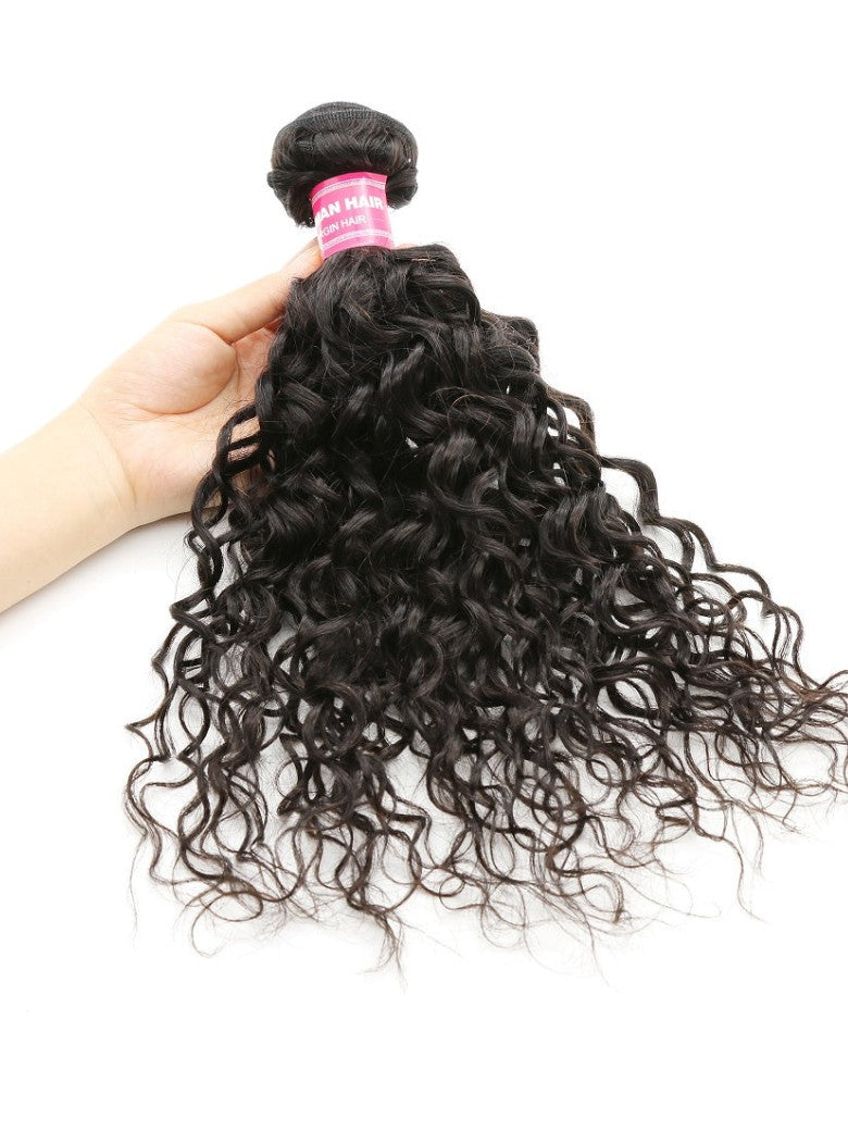 Sunber Hair 1 Bundle Virgin Water Wave 100% Virgin Human Hair Weaves