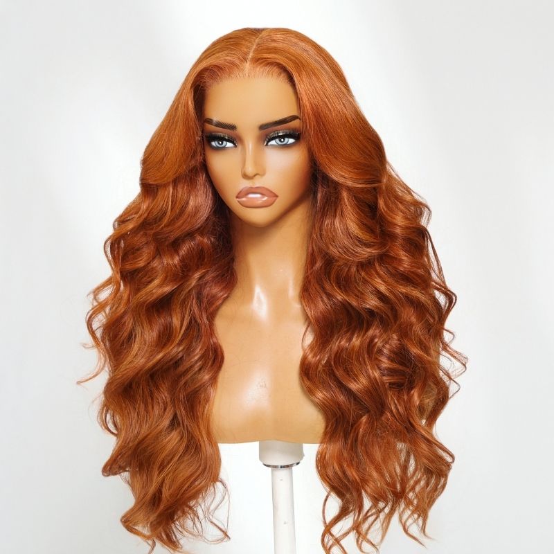 Ginger Spice Orange Body Wave 13x4  Lace Front2