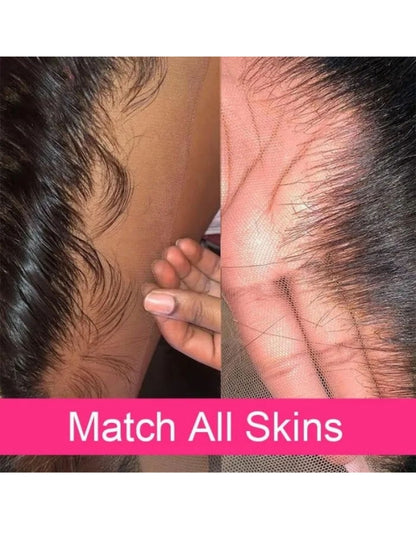 Sunber 1 Pc 5x5 HD Lace Closure Deep Wave Hair Deep Parting Transparent Lace Closure Invisible Knots Human Hair Closure