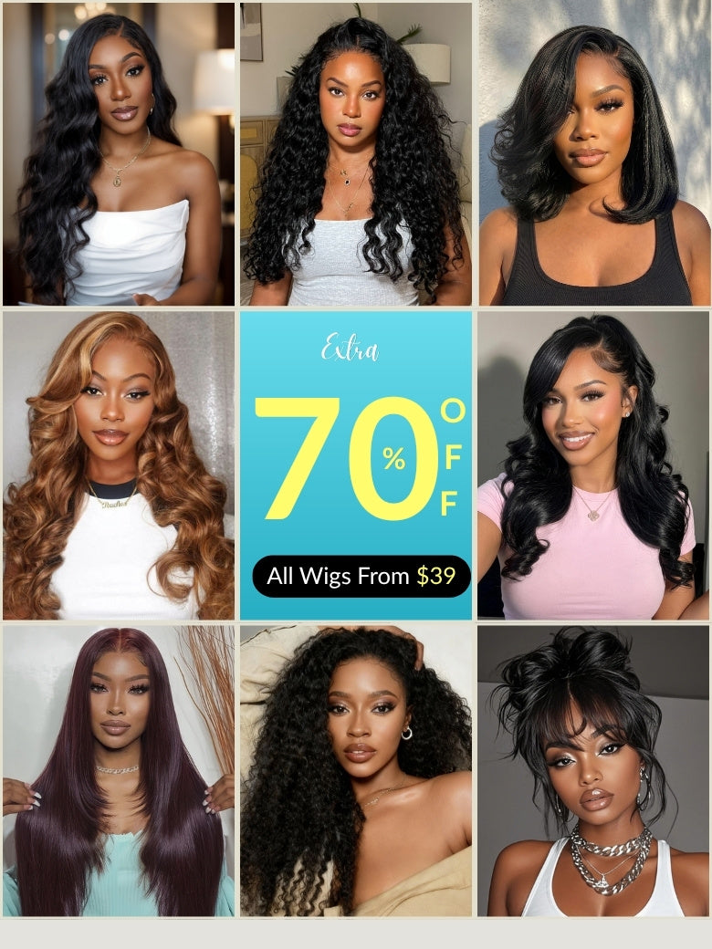 Low To $39 | Sunber 7x5/13x4 Lace  Human Hair Wig Extra 70% Off