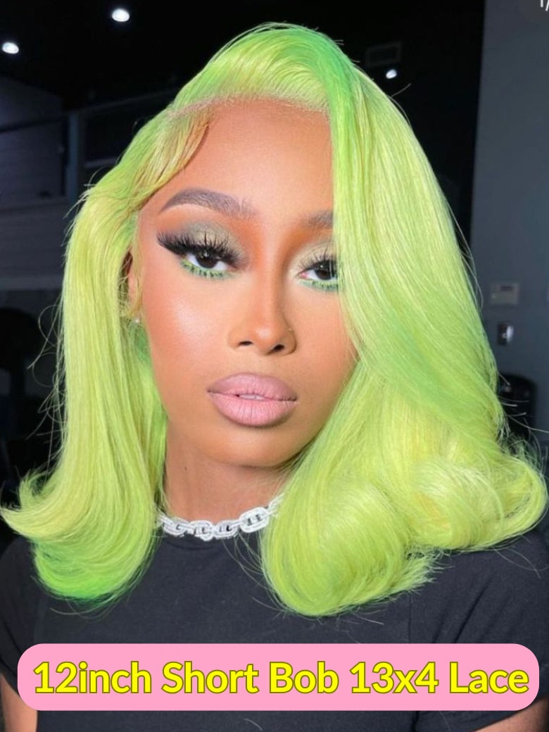 Low To $49 Sunber Water Wave 13*1 Lace Frontal Short Pixie Cut Virgin Human Hair Wigs Flash Sale