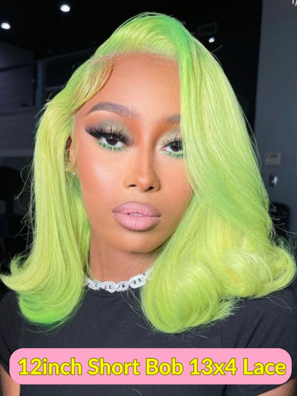 Low To $49 Sunber Water Wave 13*1 Lace Frontal Short Pixie Cut Virgin Human Hair Wigs Flash Sale