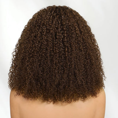 Kinky Curly Chocolate Brown 13x4